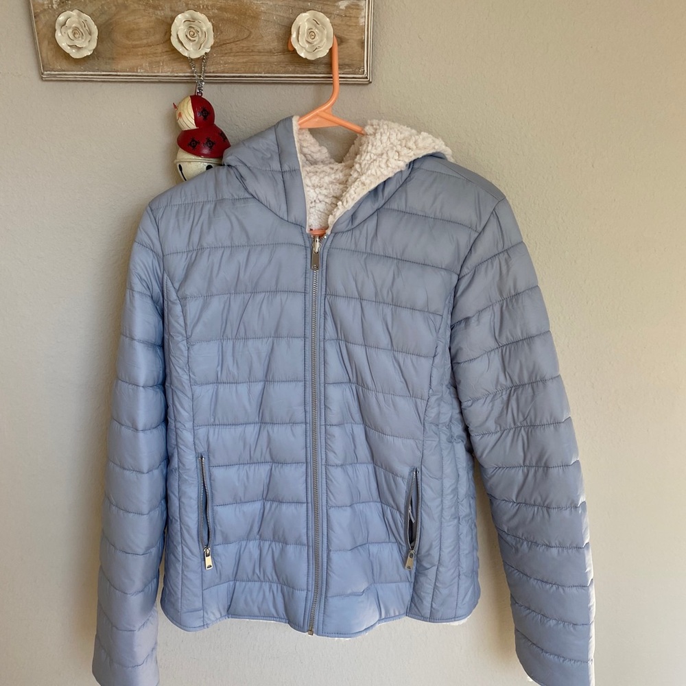 Judith March reversible shearling jacket- super soft- medium